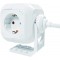 LogiLink LPS227 4+2 Lot de 4 prises de protection CEE 7/3 2 ports USB avec securite enfant Blanc