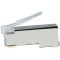 MP0070 RJ-45 Argent connecteur de Fils - Connecteurs de Fils (RJ-45, Argent, Cat6a, S/UTP (STP), Or, 6,5 mm)