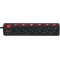 LPS233 Multiprise Interieur 1, 5 M 6 Sortie(S) Ca Noir - Multiprises (Interieur, 1, 5 M, 6 Sortie(S) Ca, Type C (Europlug), Type