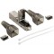 LogiLink MP0046 connecteur de fils Gris - Connecteurs de fils (Gris, Cat6a, Aluminium, 1 piece(s))
