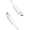 LogiLink CU0131 cable USB 1 m USB C Male Blanc - Cables USB (1 m, USB C, USB C, 3.1 (3.1 Gen 2), 10000 Mbit/s, Blanc)