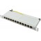LogiLink NP0065 baie de branchements 0.5U - Baies de branchements (Cat6a, 10 Gigabit Ethernet, RJ45, Gris, Metal, 0.5U)