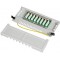 LogiLink NP0077 baie de branchements 0.5U - Baies de branchements (Cat6, RJ45, Gris, Metal, 0.5U)