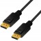 Cable de raccordement DisplayPort 1.4 4 K/120 Hz pour Une qualite HD complete et 3D avec Une Meilleure Transmission sonore 1m No