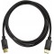 Cable de connexion DisplayPort 1.4, 4 K/120 Hz pour une qualite Full HD et 3D avec une meilleure transmission sonore, 3 m