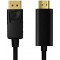 Cable de connexion DisplayPort 1.2 vers HDMI High Speed avec Ethernet (1.4) - 4K pour Full HD et 3D - Excellente transmission so