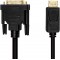 LogiLink CV0132 Cable de raccordement DisplayPort (v1.2) vers DVI-D (24+1) pour resolution Full HD de 1080p/60Hz, 3 m