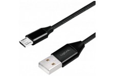 Cable de Connexion USB 2.0 Type A vers Micro-USB Noir 1 m