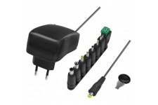 LogiLink PA0198 Bloc d'alimentation Universel 34 W avec Port USB et 8 adaptateurs differents, Court-Circuit, surtension, surchau