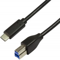 Cable de Connexion USB 3.0 Type C vers USB (Type B) Noir 1 m