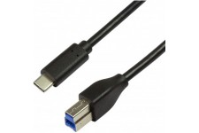 Cable de Connexion USB 3.0 Type C vers USB (Type B) Noir 1 m