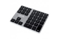LogiLink ID0187 - Pave numerique Bluetooth avec 35 Touches et Touches de Fonction pour Windows/MacOS Aluminium