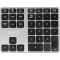 LogiLink ID0187 - Pave numerique Bluetooth avec 35 Touches et Touches de Fonction pour Windows/MacOS Aluminium