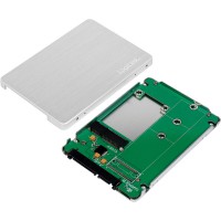 AD0020 Boitier SSD Externe en Aluminium pour M.2 SATA sans Installation de Pilotes Windows/Mac OS/Linux - Mega KOMAPKT !