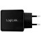 PA0210 Adaptateur Prise USB 2 x USB A 12 W pour Smartphones/tablettes/lecteurs MP3/MP4, eBooks/Navi/etc. avec Protection Contre 