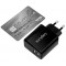 PA0210 Adaptateur Prise USB 2 x USB A 12 W pour Smartphones/tablettes/lecteurs MP3/MP4, eBooks/Navi/etc. avec Protection Contre 