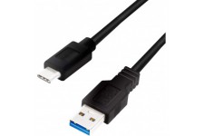 LogiLink CU0171 Cable USB 3.2 Gen 1 x 1, USB-A vers USB-Câ„¢, noir, 3 m