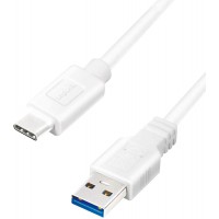 LogiLink CU0166 Cable de raccordement USB 3.2 Gen 1 2m WeiB