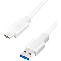 LogiLink CU0166 Cable de raccordement USB 3.2 Gen 1 3m WeiB