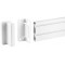 LogiLink EO0019-3 Lot de 2 rails de rangement muraux pour montage du rail de rangement EO0019-1 sur le mur