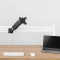 LogiLink EO0019-1 - Rail d'organisation d'element de base Bras pour ecran noir mat