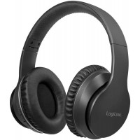 LogiLink BT0053 Casque Audio Bluetooth V5.0 avec reduction Active du Bruit et boite de Transport