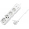 LogiLink Multiprise LPS245-4 Prises (4 x CEE 7/3) avec Interrupteur Marche/arret et Protection IP20, Longueur du cable 1,5 m, B