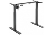 LogiLink EO0029 - Support de Bureau electrique reglable (Hauteur 730-1230 mm), 1 Moteur, Noir