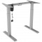 LogiLink EO0029G - Support de Bureau electrique reglable (Hauteur 730-1230 mm), 1 Moteur, Gris, electrique sans memoire