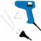 LogiLink WZ0050 Mini pistolet a  colle 10 W Ideal pour le bricolage (do it yourself) Travail sur pied Couleur : bleu - Avec 2 ca