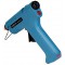 LogiLink WZ0052 - Mini pistolet a  colle 80 W ideal pour le bricolage (do it yourself) travail avec pied, couleur : bleu - avec 