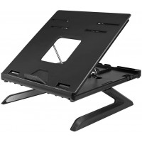 LogiLink AA0133 Support pour Ordinateur Portable avec Supports pour Smartphone, Compatible avec Les Ordinateurs Portables et tab