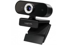 LogiLink UA0371 Webcam USB Full HD avec Microphone pour des appels video Nets sur Skype/Google Meet/FaceTime/FB Messenger etc.