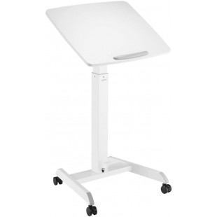 LogiLink EO0035 - Poste de travail assis/debout sur roulettes et reglable en hauteur par pedale