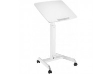 LogiLink EO0035 - Poste de travail assis/debout sur roulettes et reglable en hauteur par pedale