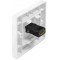 LogiLink AH0017 - Prise Murale HDMI avec 1 x HDMI High Speed avec raccord Ethernet (Femelle/Femelle) en Blanc