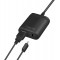 LogiLink Adaptateur Secteur USB PA0256 avec cable Fixe de 1,5 m, 1 Port USB-A et 1 Port USB-C, 12 W (5 V/2,4 A), Noir