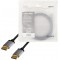 LogiLink CDA0102 Cable de raccordement DisplayPort 4K/60 Hz, aluminium, noir/gris, 3 m
