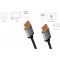 LogiLink CDA0105 Cable de raccordement DisplayPort 8K/60 Hz, aluminium, noir/gris, 2 m