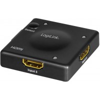 LogiLink HD0041 Mini commutateur HDMI 3 Ports 1080p/60 Hz