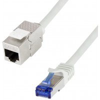 LogiLink CC5152S Cordon patch CAT6A S/FTP consolidation point Gris 25 m