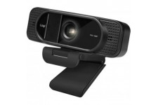 LogiLink UA0381 Webcam HD USB avec objectif grand angle 96°, double microphone avec reduction du bruit, mise au point fixe, corr
