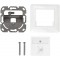 LogiLink Professional LogiLink NK4053 Boitier encastrable pour 1 Module Keystone Compatible Design Blanc Pur (RAL 9010)