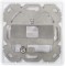 LogiLink Professional LogiLink NK4053 Boitier encastrable pour 1 Module Keystone Compatible Design Blanc Pur (RAL 9010)