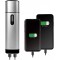 LogiLink Batterie Externe PA0266 - 1000 mAh - Aide au demarrage de Voiture avec cable de Serrage - 2 Ports USB A - Gris metal