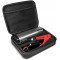 LogiLink Batterie Externe PA0266 - 1000 mAh - Aide au demarrage de Voiture avec cable de Serrage - 2 Ports USB A - Gris metal