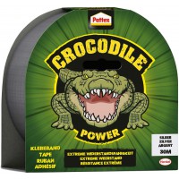 Pattex Crocodile Power Ruban adhesif solide avec double epaisseur, resistance extreme pour les reparations les plus d