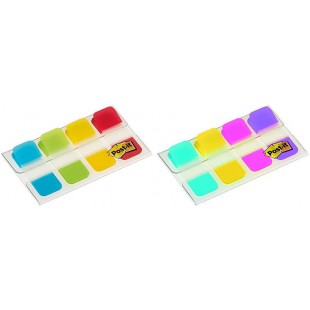 Post-it Marque-page 15,8 x 38 mm Standard & Marque-page 15,8 x 38 mm Bleu/Jaune/Rose/Violet