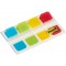 Post-it Marque-page 15,8 x 38 mm Standard & Marque-page 15,8 x 38 mm Bleu/Jaune/Rose/Violet