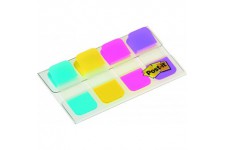 Post-it Marque-page 15,8 x 38 mm Bleu/Jaune/Rose/Violet